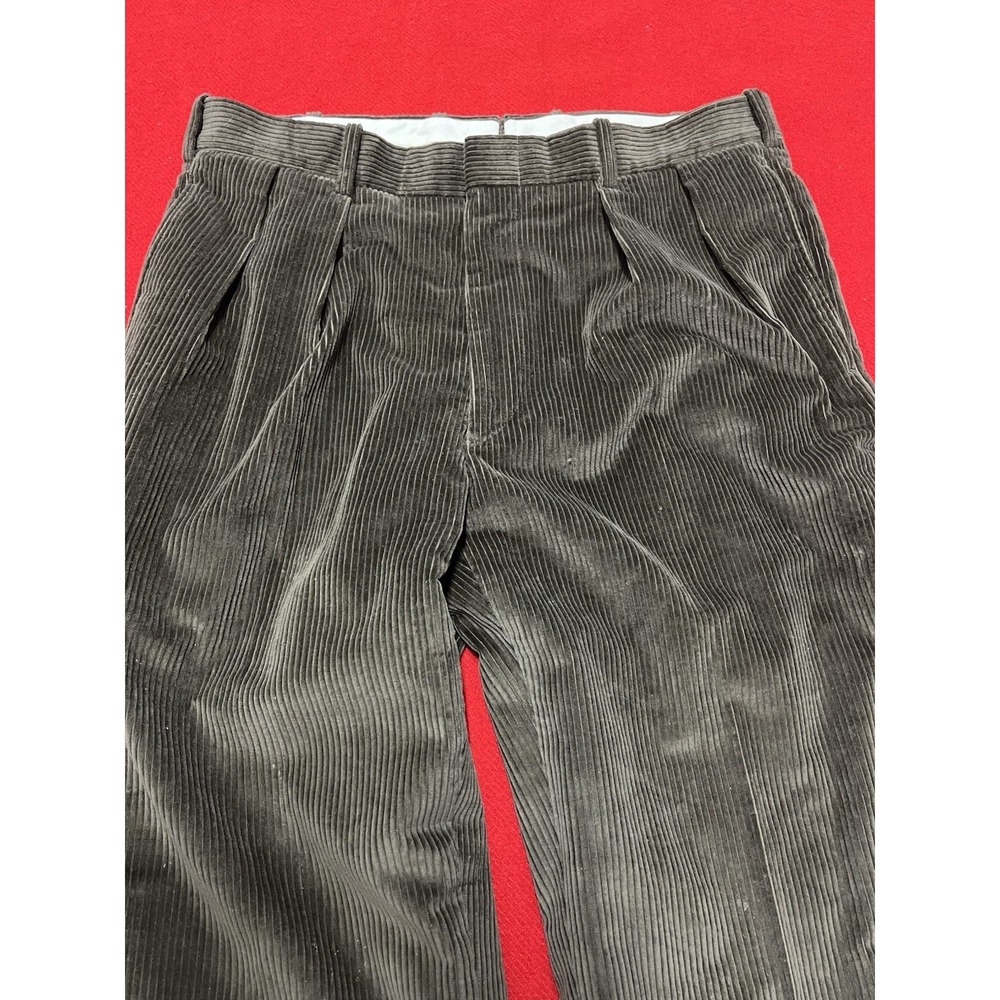 The Andover Shop Corduroy Size 34 Boot Cut Pants Brown Comfortable Soft - Picture 2 of 9